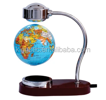 10.6cm PVC plastic levitation floating world globe