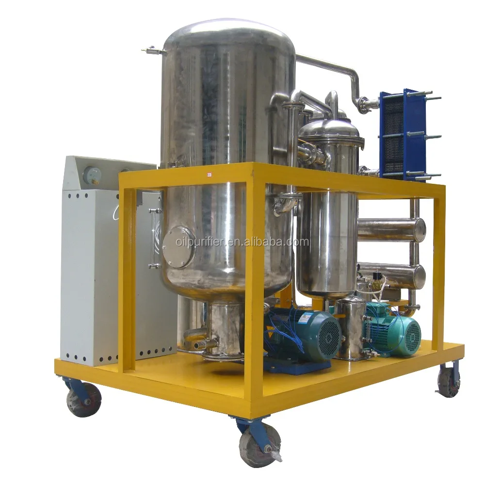Stainless Steel Type Cooking Oil Purifier / biodiesel oil filtration system / Used Edible Oil Recycling Machine