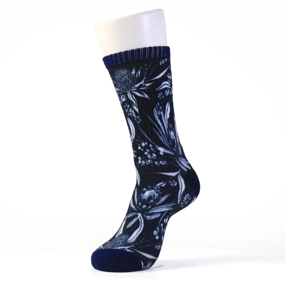 OEM service blank sublimation fashion printing socks