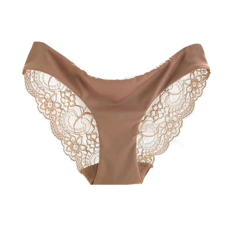 Free Sample Cheap Wholesale Underwear See Through Lingerie Sexy Lace Seamless Women Winter Panties