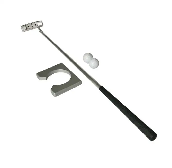 Wholesale Portable Golf putter Gift Set Golf Putter Set Kit with Ball Hole Cup Indoor Golfing Putting Practice