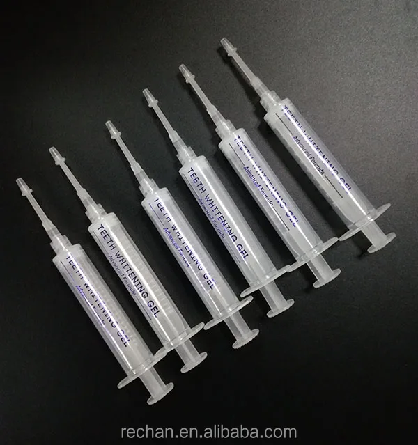 Private label empty 10ml teeth whitening gel syringes