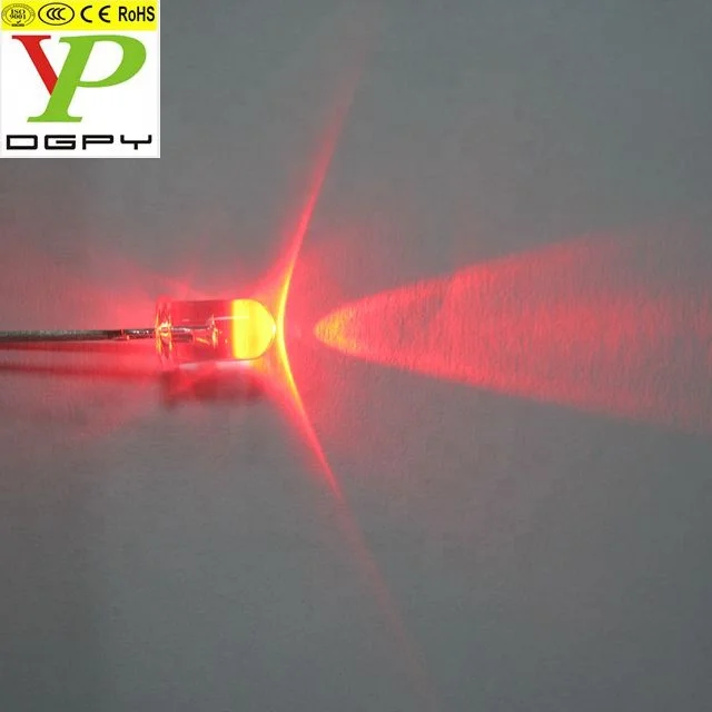 (TOP LED Supplier) 1.5Hz Red Blinking led diode single color flashing 5mm Dip LED ( CE & RoHS Compliant )