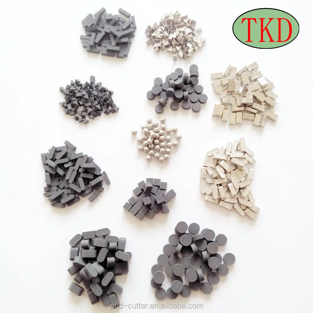 Nickel coating Polycrystalline Thermal Stable Diamond TSP drill inserter