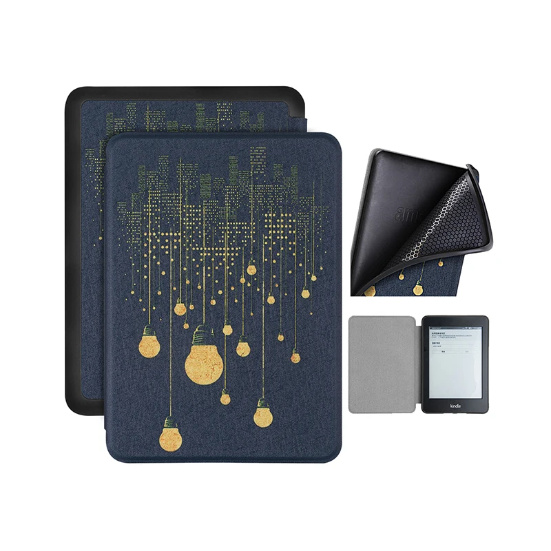 For kindle paperwhite 4 2018  soft tpu case colorful painting