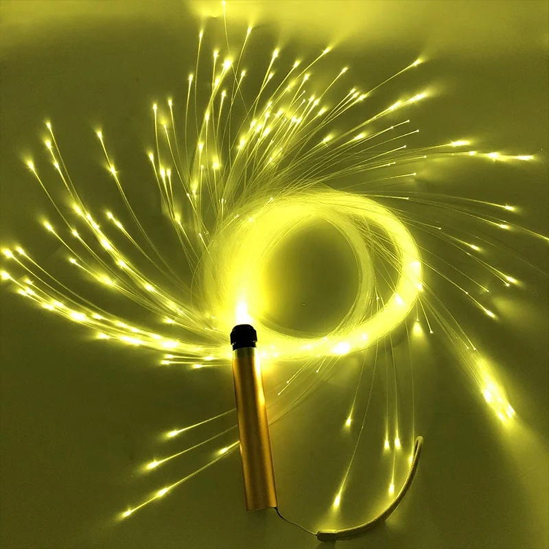 8 color rechargeable luminous eye-catching playing whip for concert and  bar