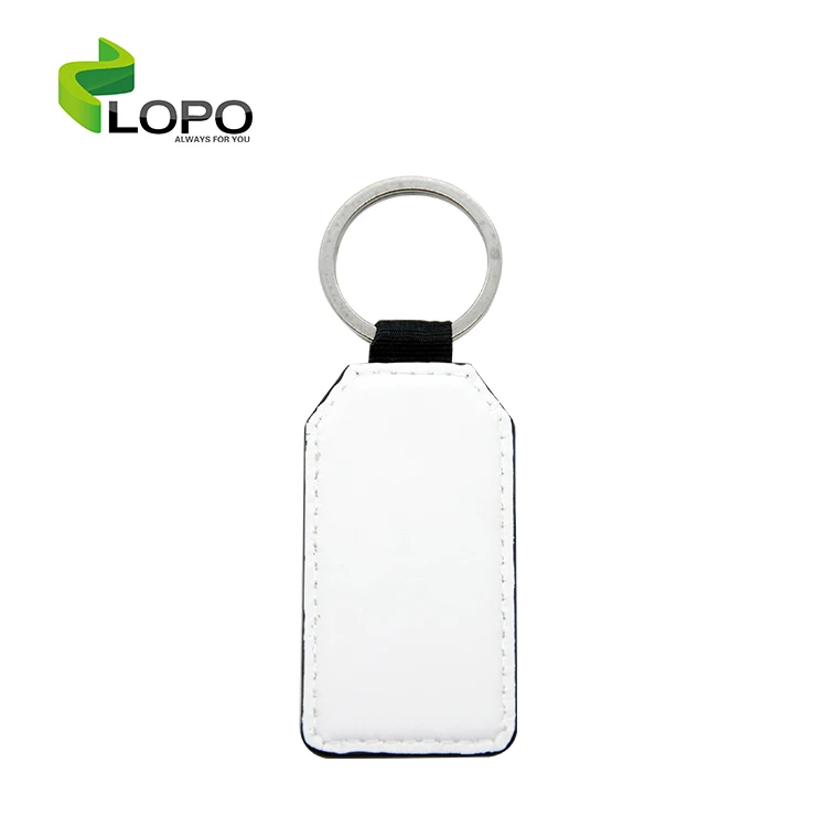 Сублимационный брелок для ключей из искусственной кожи