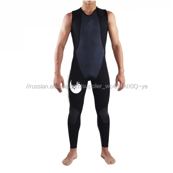 One piece premium CR Неопрен дайвинг полный костюм плавание комбинезон