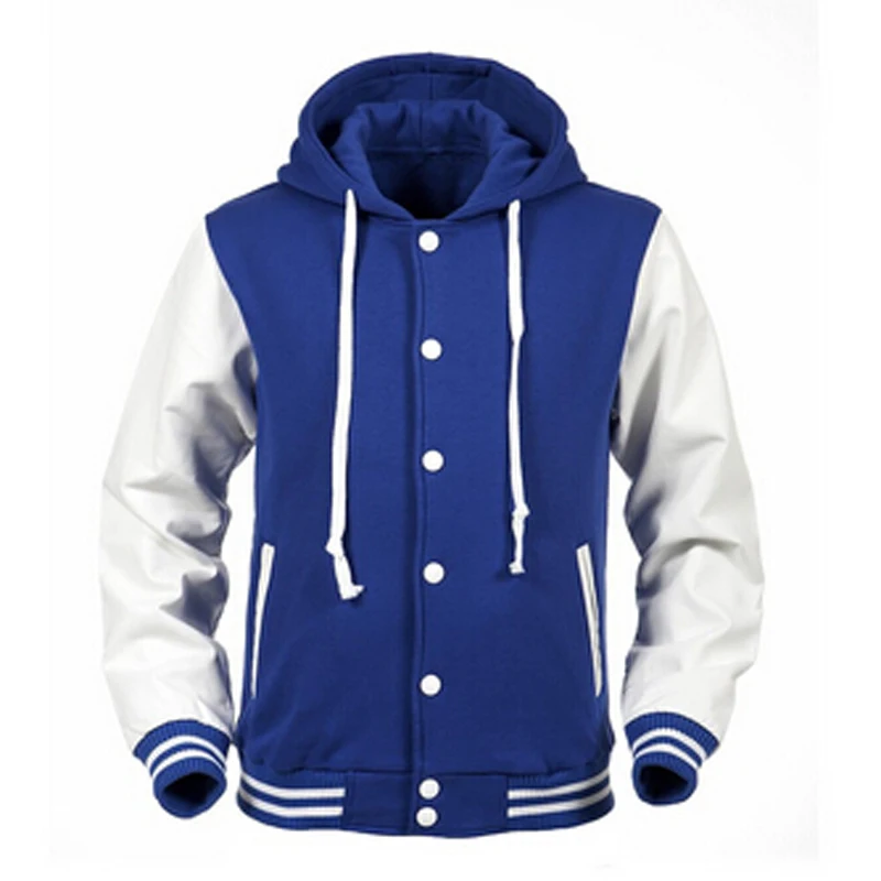 Mens Sportswear Baseball Jacket Hoodies Coat Sports Sweatsuit