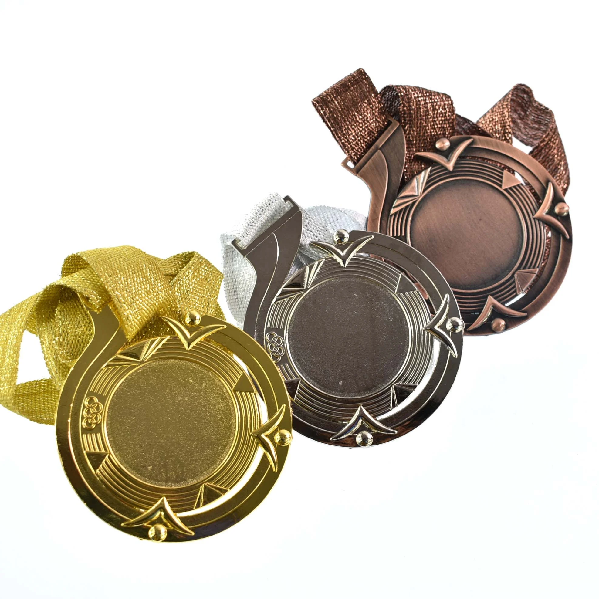 metal zinc alloy metal casting medal with drap