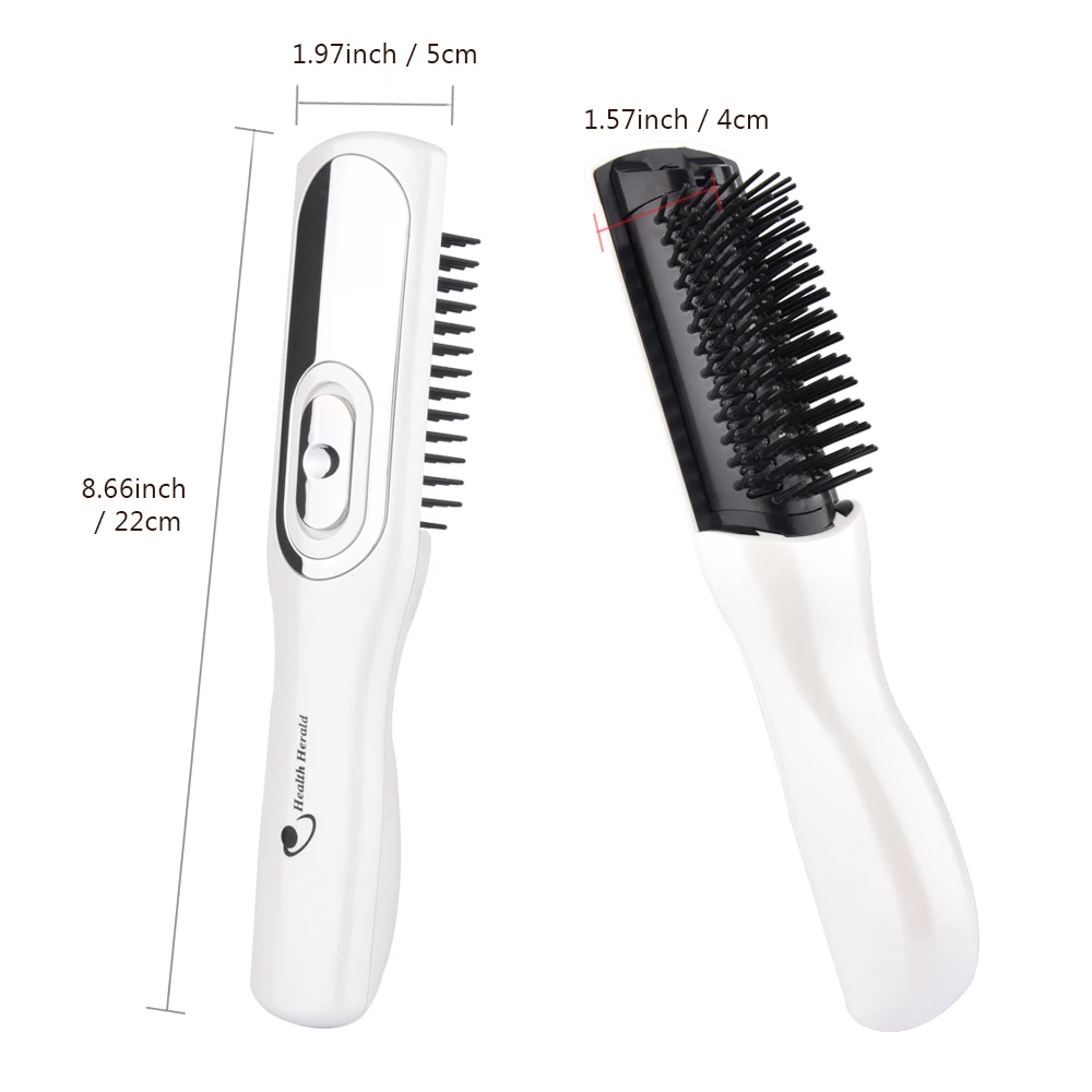 
Infrared Ray Hair Growth Laser Hair Comb Electric Wireless Anti Hair Loss Vibration Hairbrush Head Massage Relaxation 
