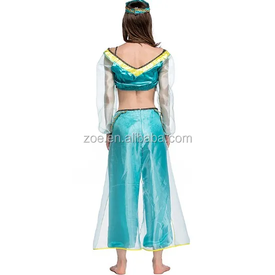 Popular Movie The Magic Lamp Aladdin Cosplay Sequined Costumes Wholesale Uniform