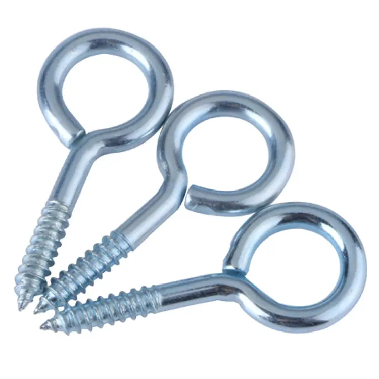 Stainless Steel eye screw hook Woodscrew Cup Hook with different sizes