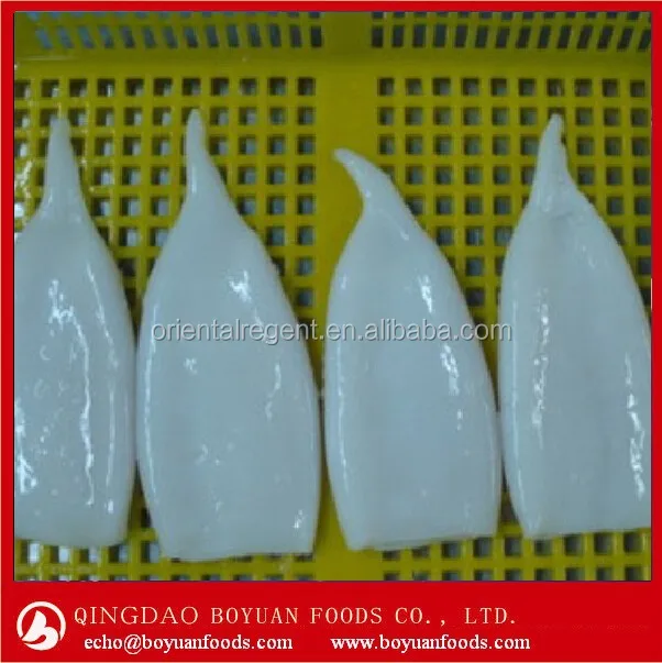 
exporting block frozen squid tube chinese factory 