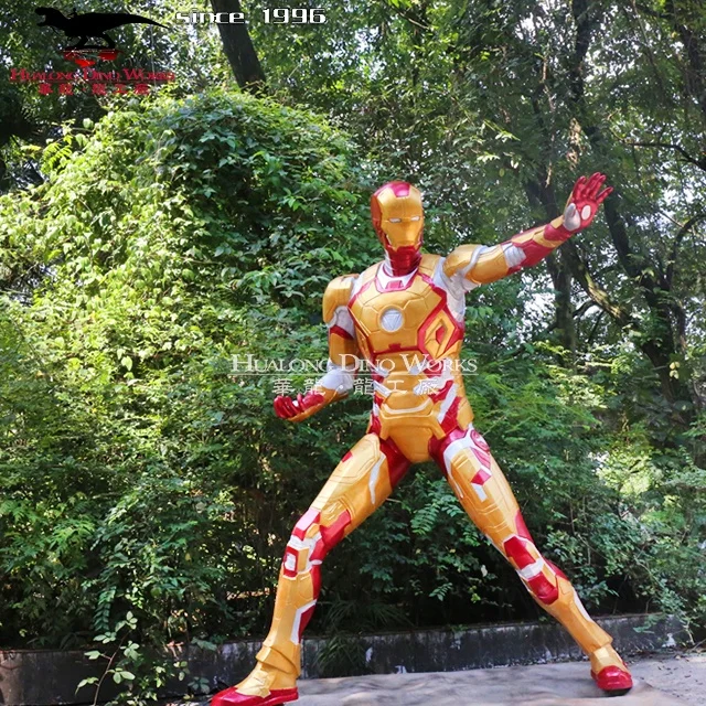 Customize Popular Cartoon Character Life Size Fiberglass  Statues