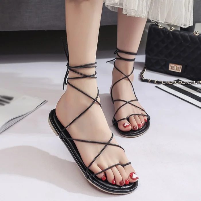 
Wholesale Cheap Women Sandals Ladies Unique Design Sandals Girls Casual Flat Sandals 