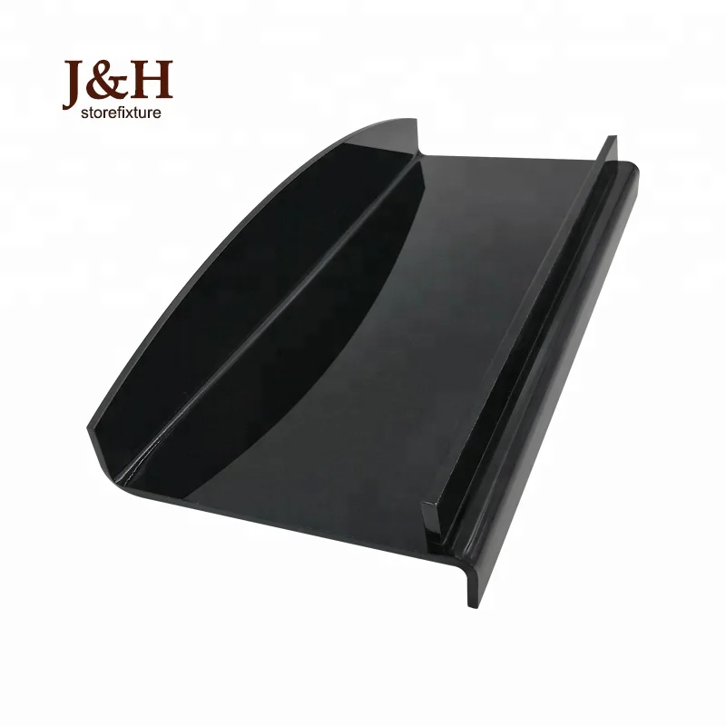 J&H Storefixture Wholesale Customizable Sneaker Shoe Display 24*10 cm HighQuality Acrylic Slatwall Shoes Holder