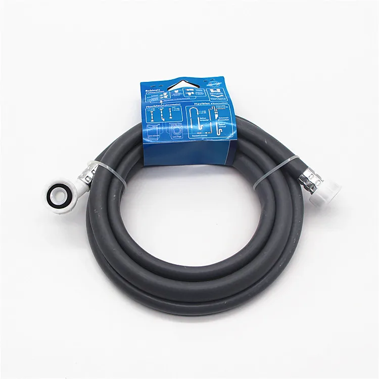
Good Elasticity Factory Supply Washing Machine Inlet Hose with Metal Connector Washing Machine Part 