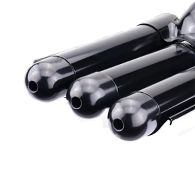 5 In 1 Curling Iron Wand Ceramic Hair Curler Rollers Curly Diffuser No Heat 3 Barrel Electric Electron Curlers Heatless