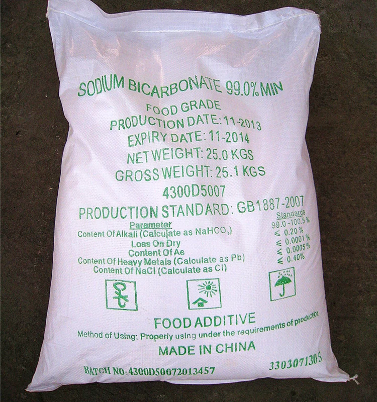 Chinese Supplier Baking Soda Sodium Bicarbonate SBC food grade
