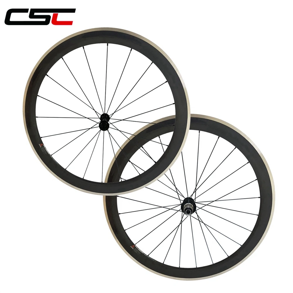 700C Alloy Carbon Wheel 23mm 50mm Clincher Aluminium Brake Track Bicylce road wheelset