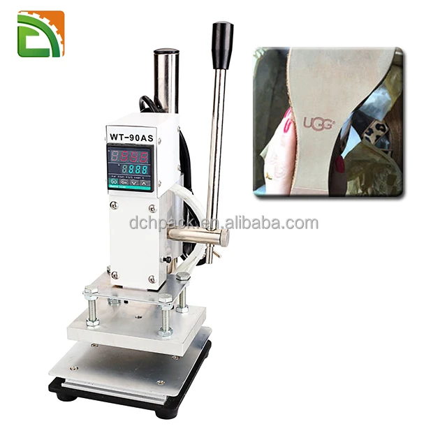 logo embossing pressure label branding tools portable handheld stamping machine