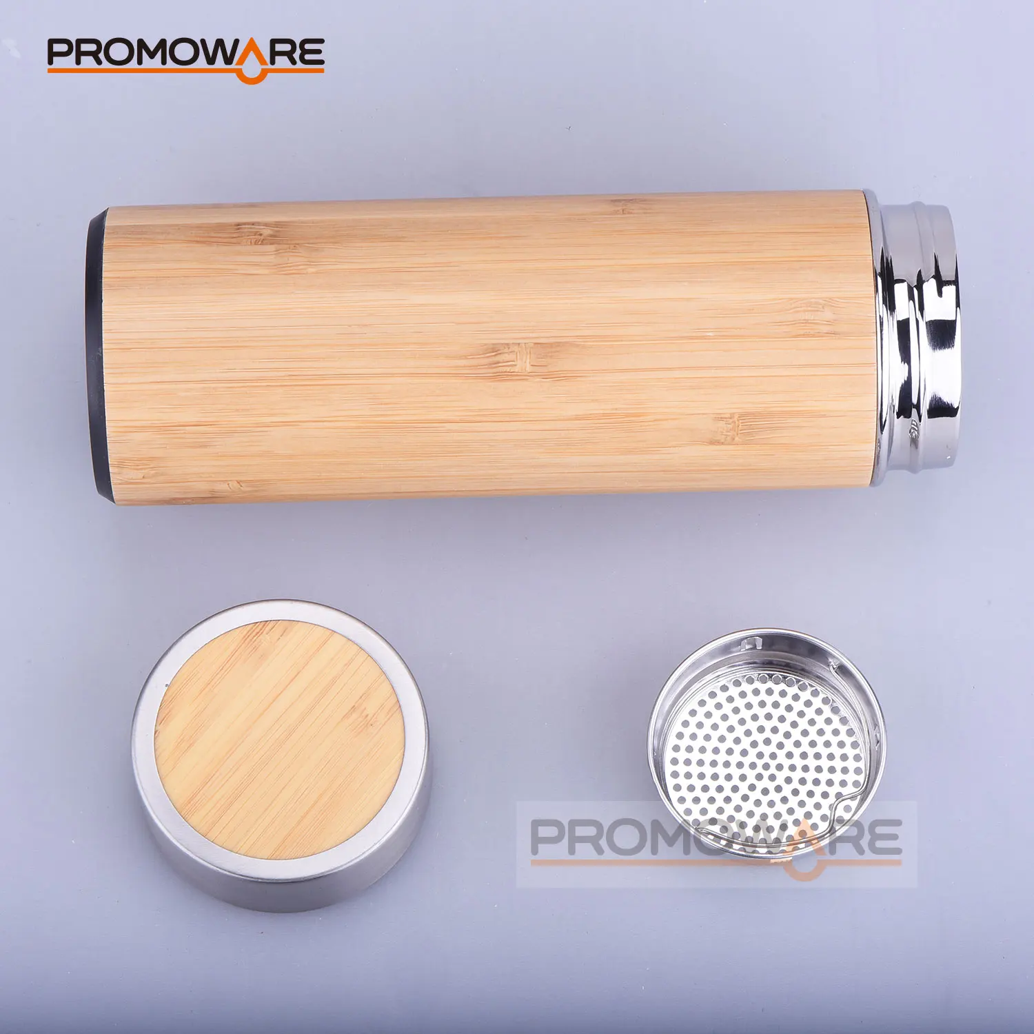 Dropshipper Wholesale 480ml Bamboo Sustainable Water Bottle Bamboo Eco Friendly Drink Bottle Tea Infuser Filter