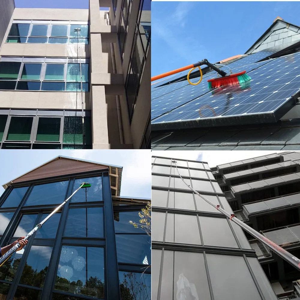 42ft carbon fiber telescopic pole for window and solar panel cleaning 12m/meters strong telescoping pole