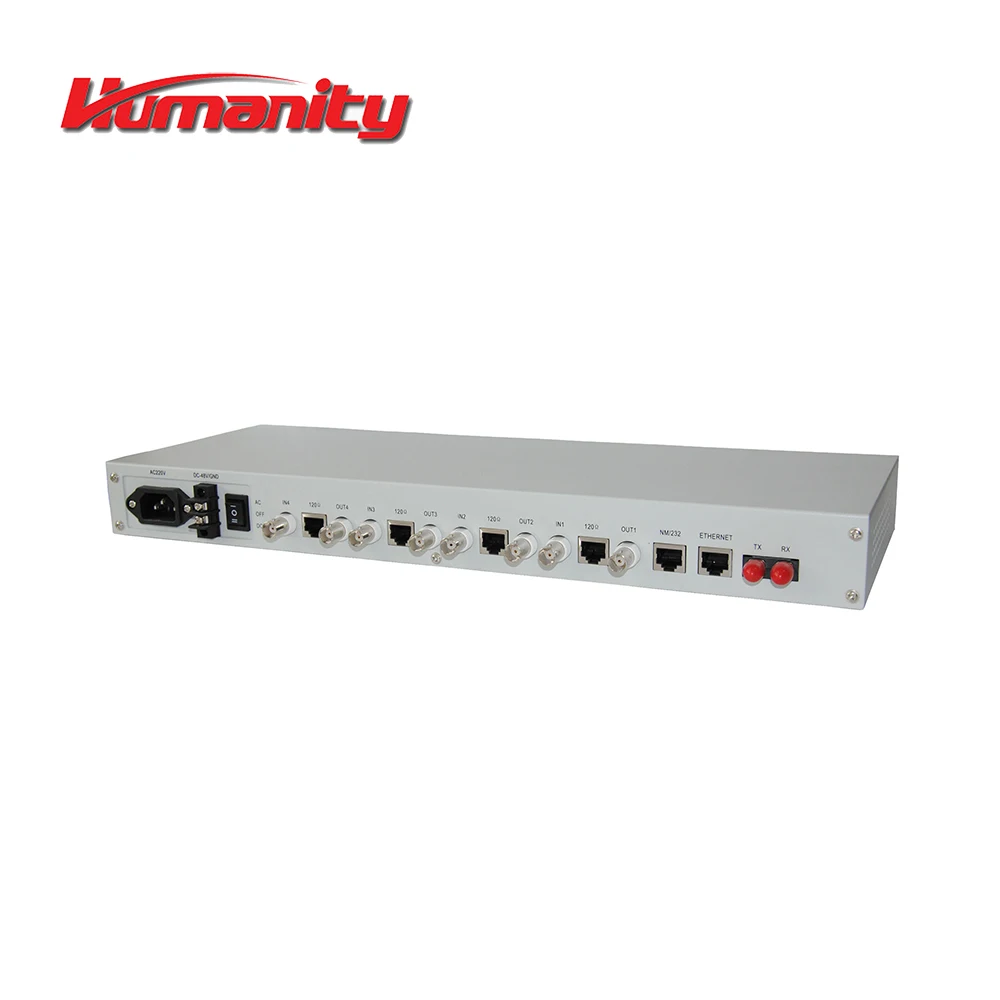RPM-150S4EM Humanity 4E1 PDH Fiber Optical Multiplexer