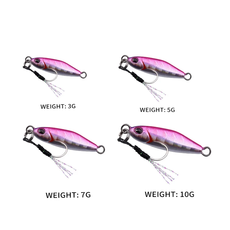 ALLBLUE 3g 5g 7g 10g DRAGER MICRO Shore Fishing Casting Jigging Micro Metal Jig Lure