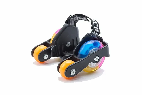 
Size adjustable outdoor kids toy four wheel children flashing roller skate 