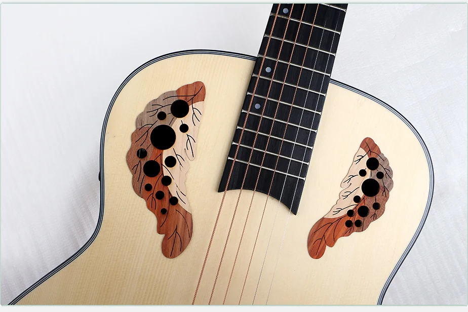 Wholesale  1/2 size travel acoustic electric guitar