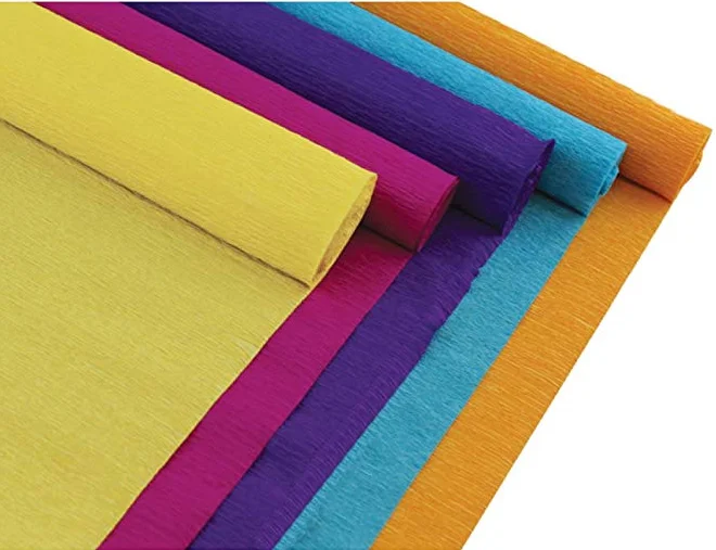 
Custom size Gift wrapping Crepe Paper Rolls For Handicraft 