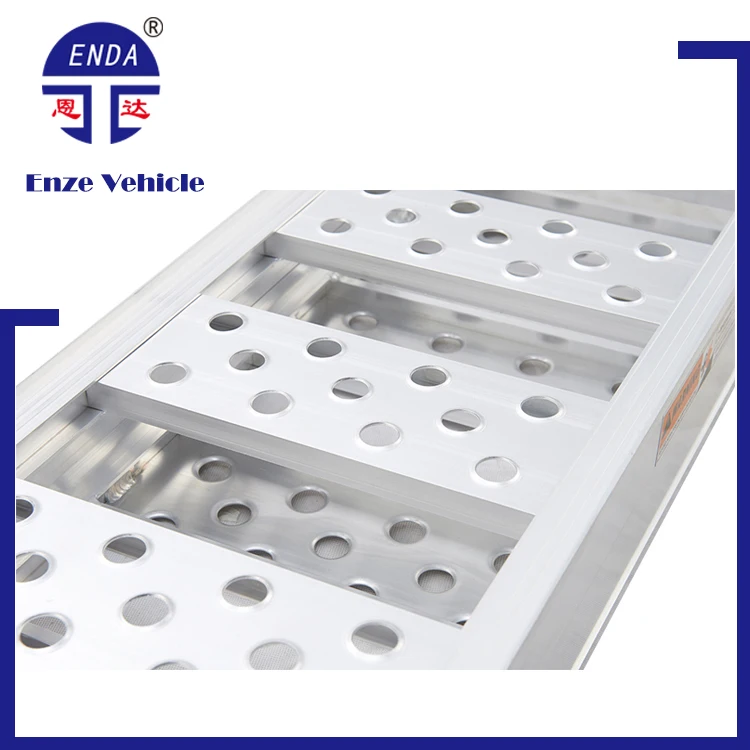 lawnmover plate dual folding portable motorcycle bike aluminum car loading ramp