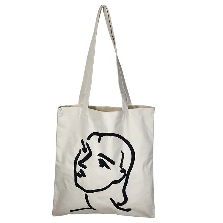 
organic cotton tote bag recycle cotton canvas bag 
