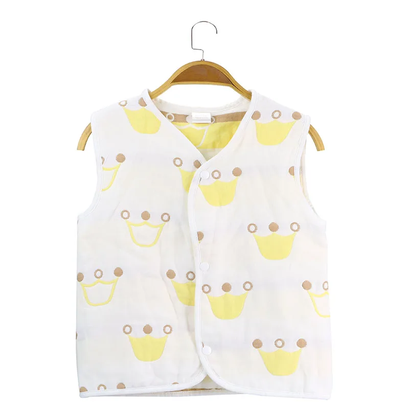 
Super Soft Gauze 100% cotton baby cloth softest 6-layer Baby Vest 