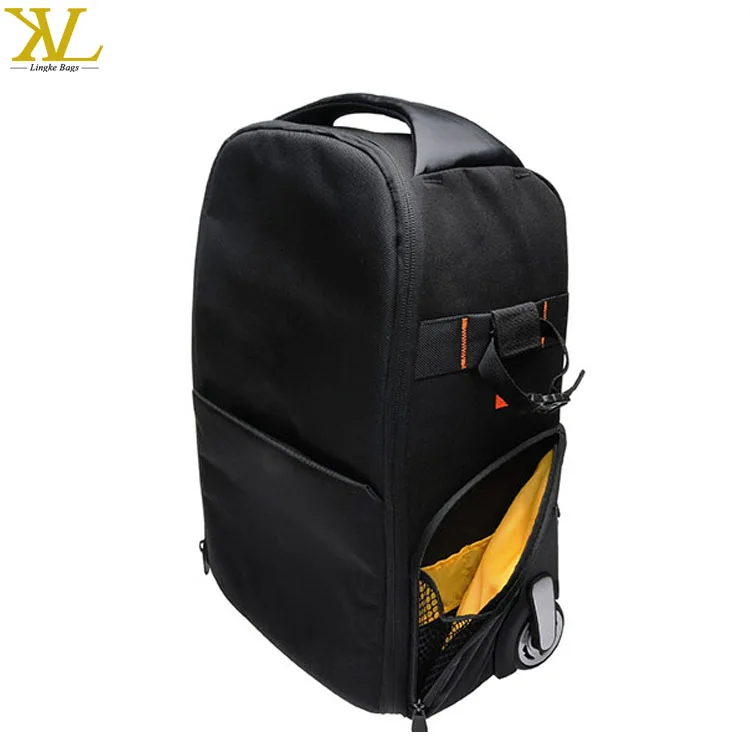Trolley DSLR Camera Backpack Case with Wheels, Fashion Camera Bag
