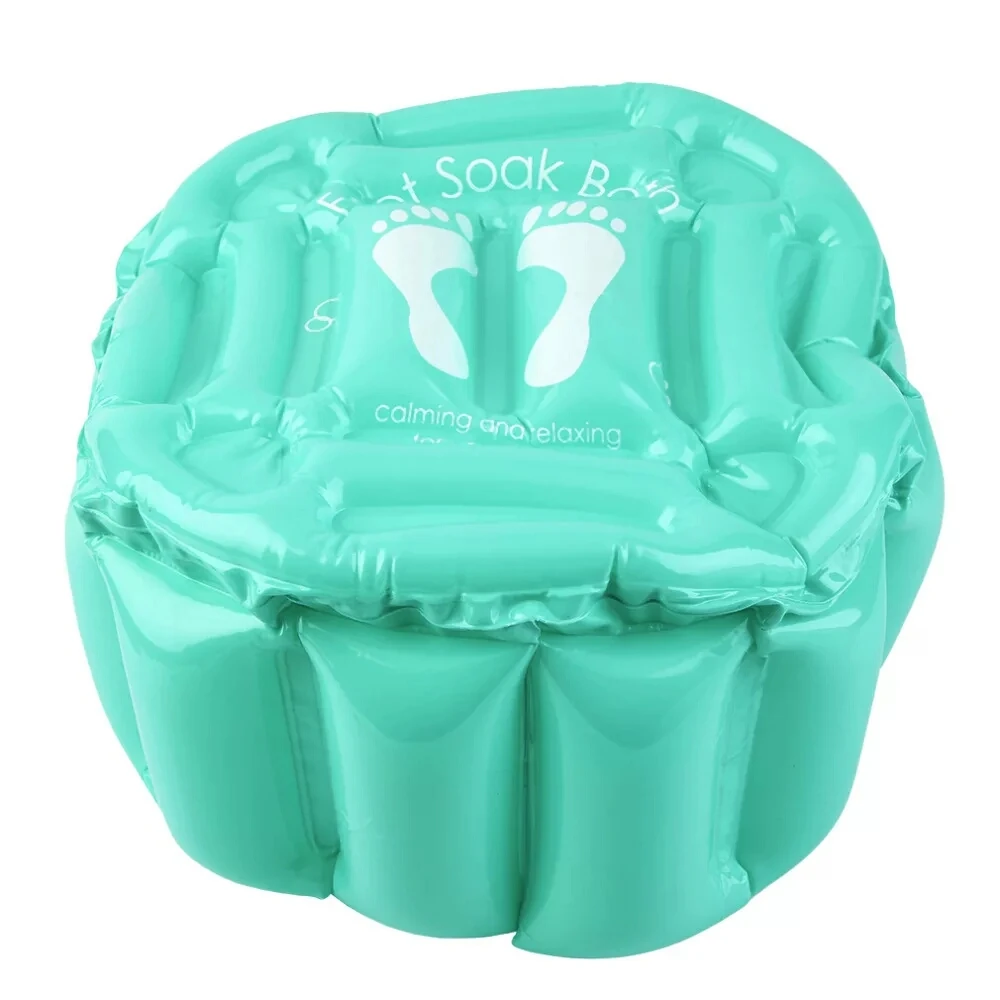 Shanghai Factory Custom Design PVC Inflatable Hair Wash Basin, Foot Spa Washing Basin