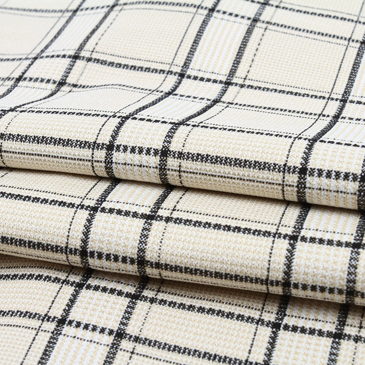 
New arrivals knitting ladies winter coats dacron jacquard shirt fabric price 