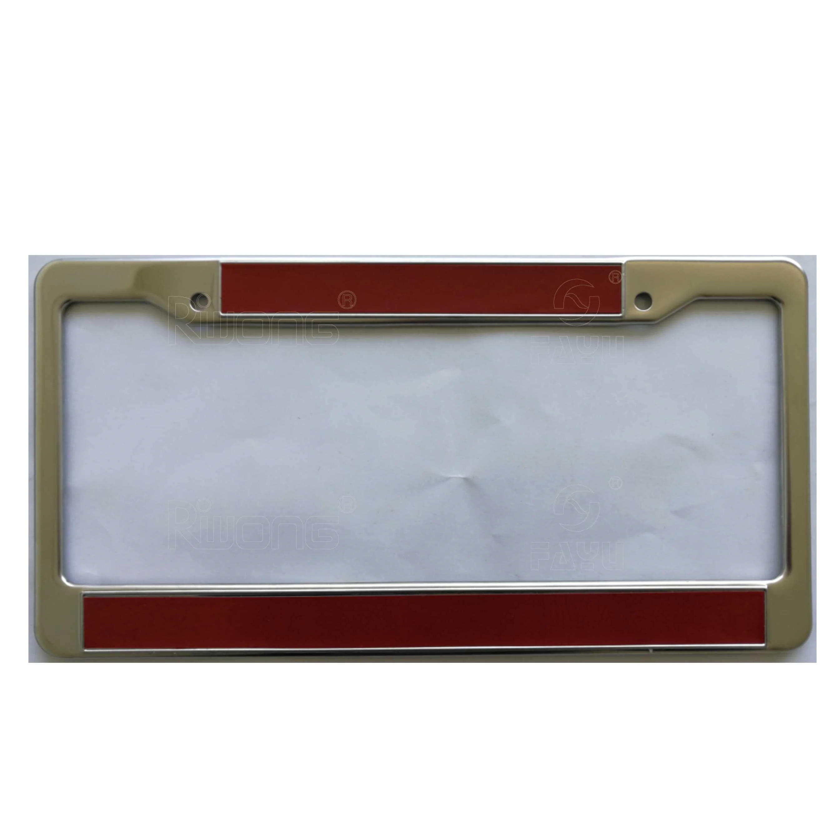 Stainless steel custom license plate holder wholesale