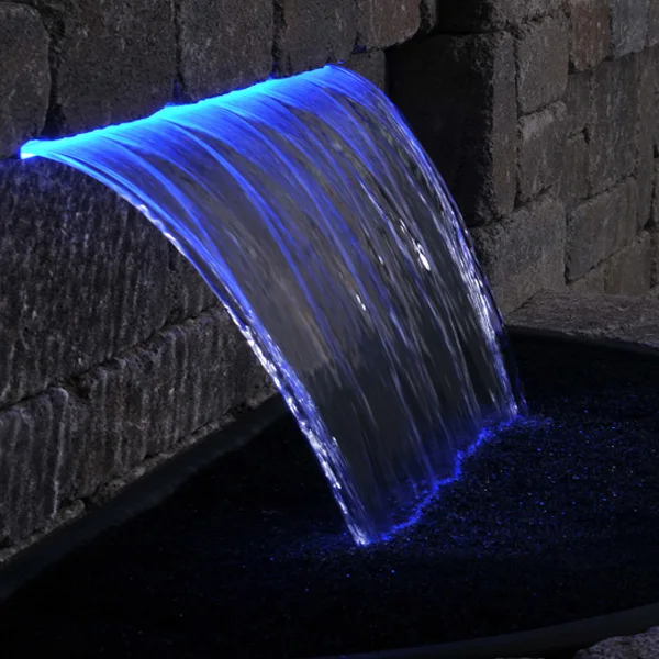 Водонепроницаемая занавеска для бассейна из нержавеющей стали, настенный фонтан для садоводства, водопады