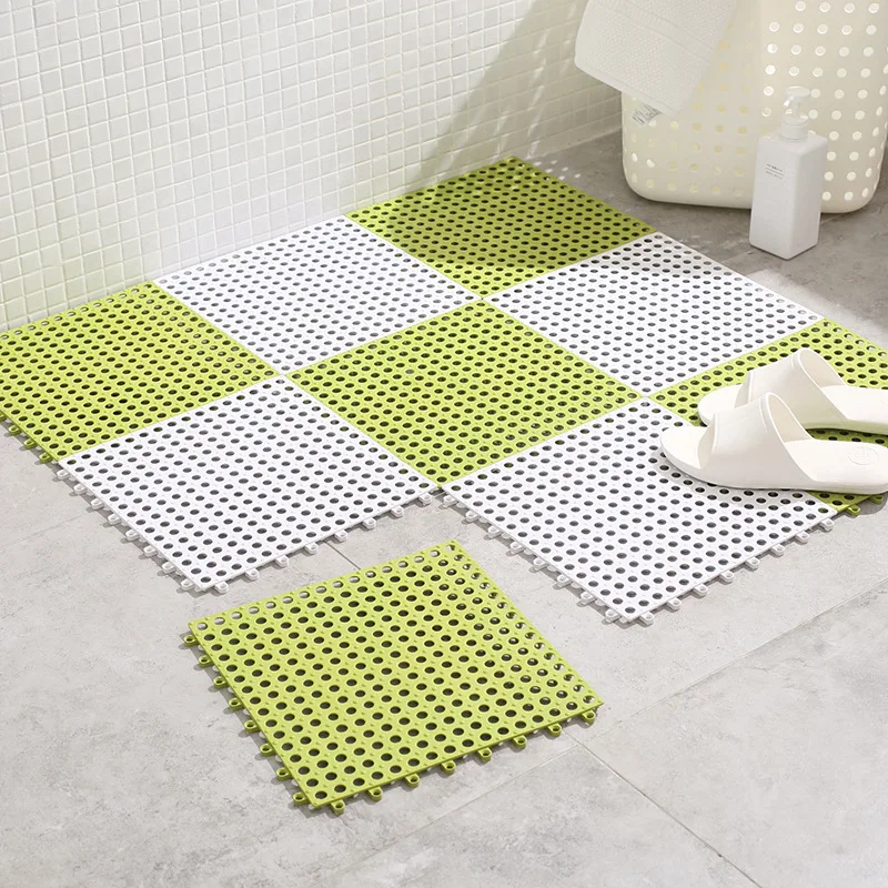 Suction Cup Non-slip Bath Mat Bathroom Carpet Rug Safety Shower Bath Mat Plastic Massage Pad Bathroom Carpet Bath Mat