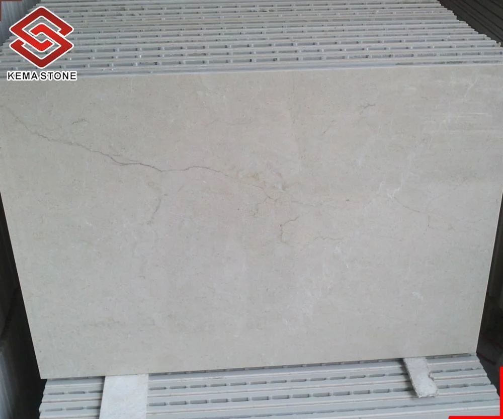 Natural Beige Stone Cream Marfil Marble Composite Ceramic Tiles for Walling and Flooring