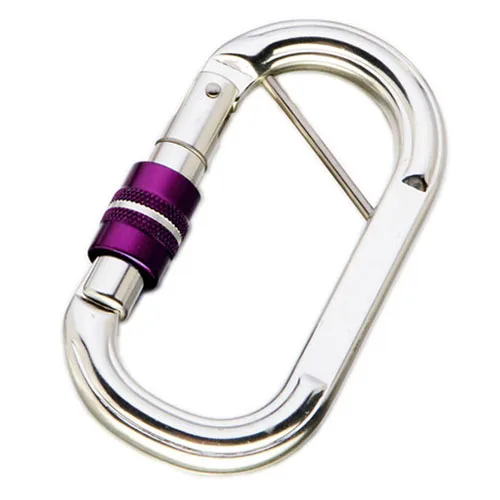 Mini Keychain Aluminum Screw Gate Swivel Carabiner