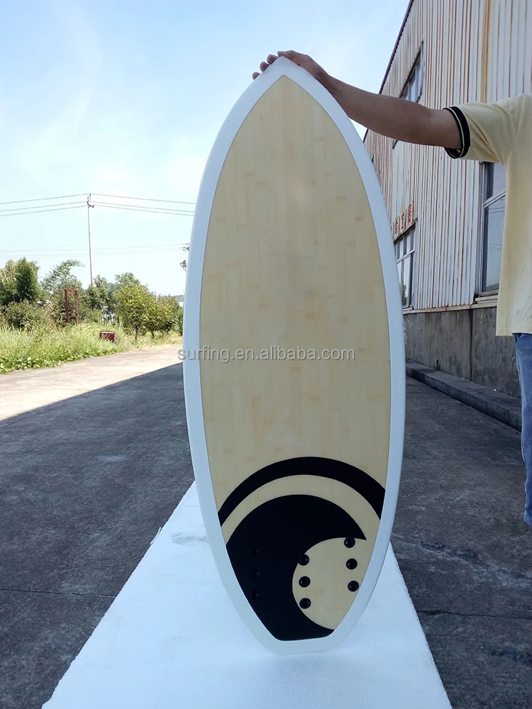 professional factory supplying wake surf board bamboo wakeboard
