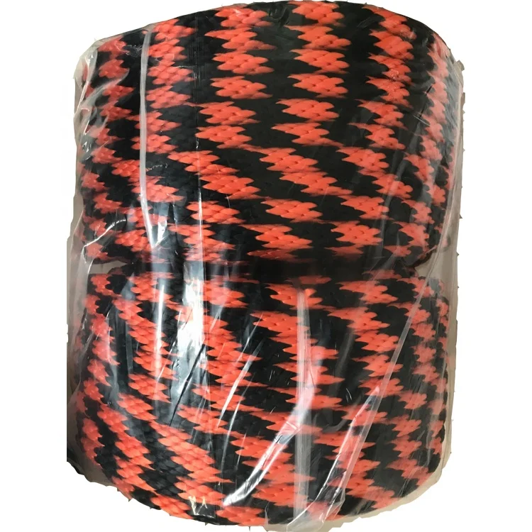 
factory supply polyester solid 12 strand rope 