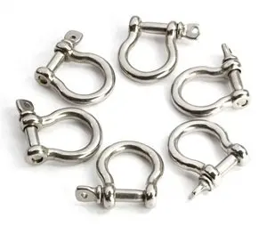 Grillete manufacturer 304 stainless steel european type grab mini bow shackle 4mm