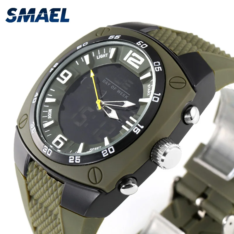 
Wholesaler best selling SL1008 multiple time zone analog digital wrist watch 