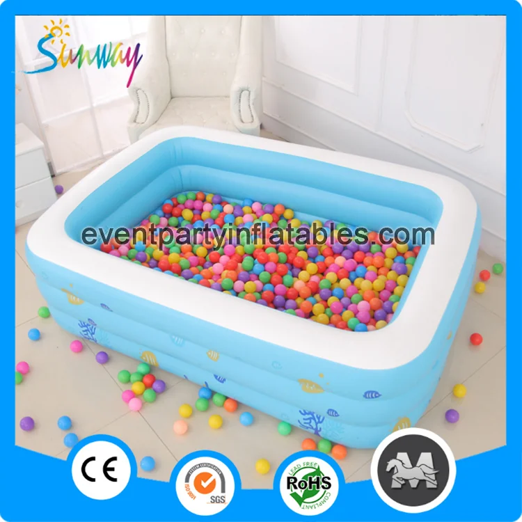 Inflatable family swimming pool, portable children swimming pool for sale