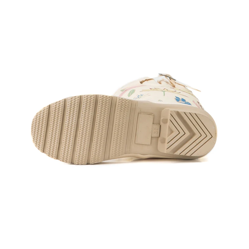 Knee High Rubber For Wholesale Waterproof With Buckle Durable rain boots women